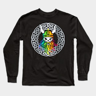 Viking Skull Long Sleeve T-Shirt